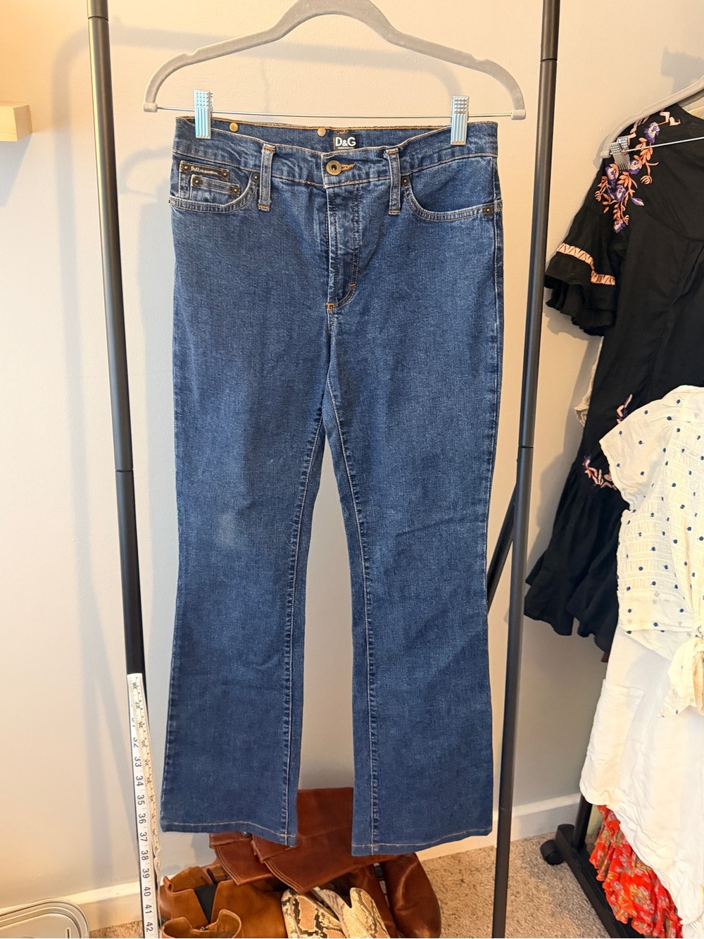 Dolce & Gabbana Dark Blue Bootcut Jeans